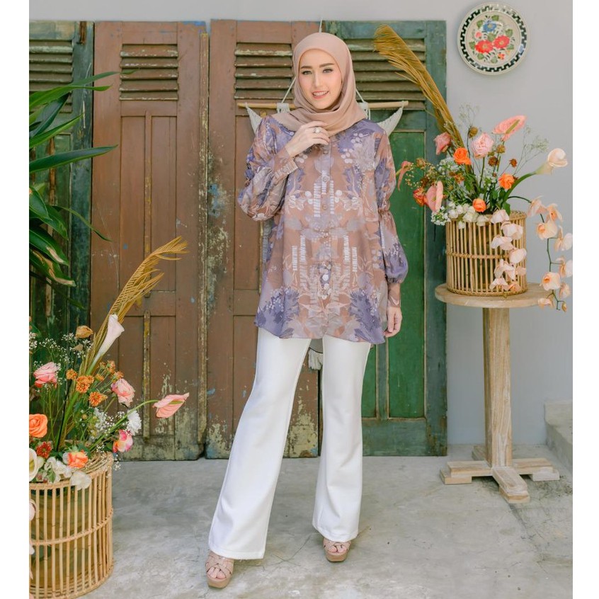 Radwah - Thalia Top Printing - Atasan Wanita