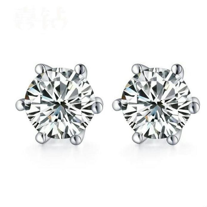 Senada Victory Anting Berlian Anting Korea Anting Tusuk Berlian Earring