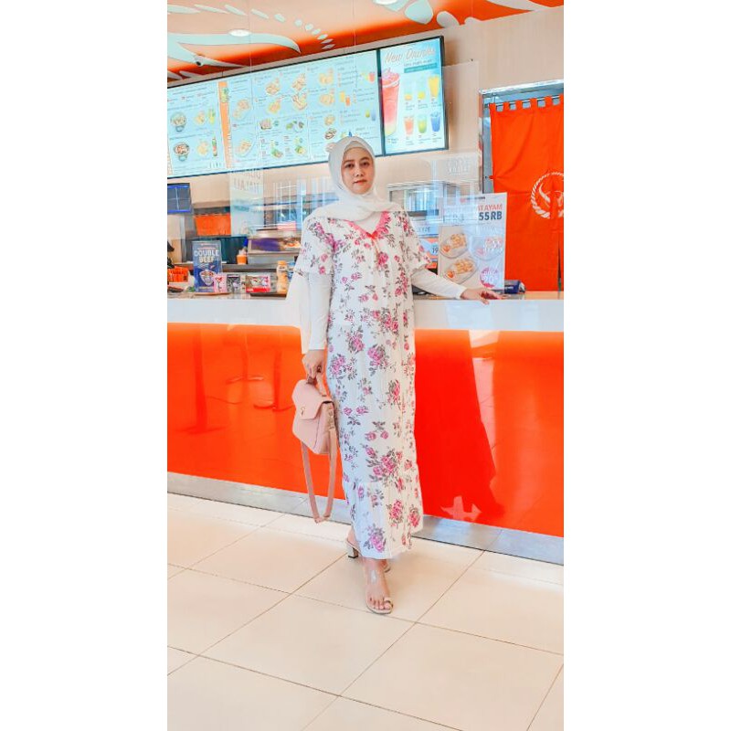 Daster maxi ruffle SHABBY Premium