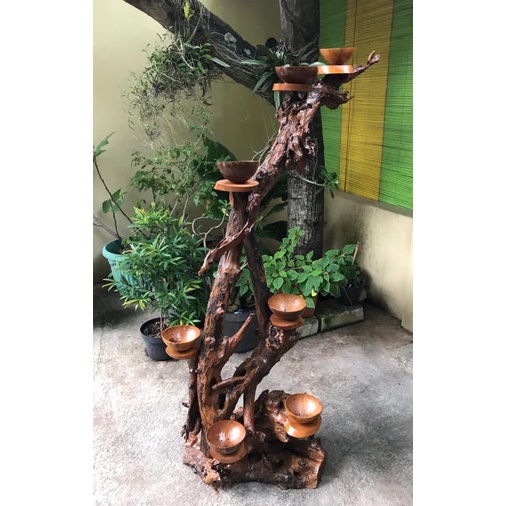 pot kayu estetik