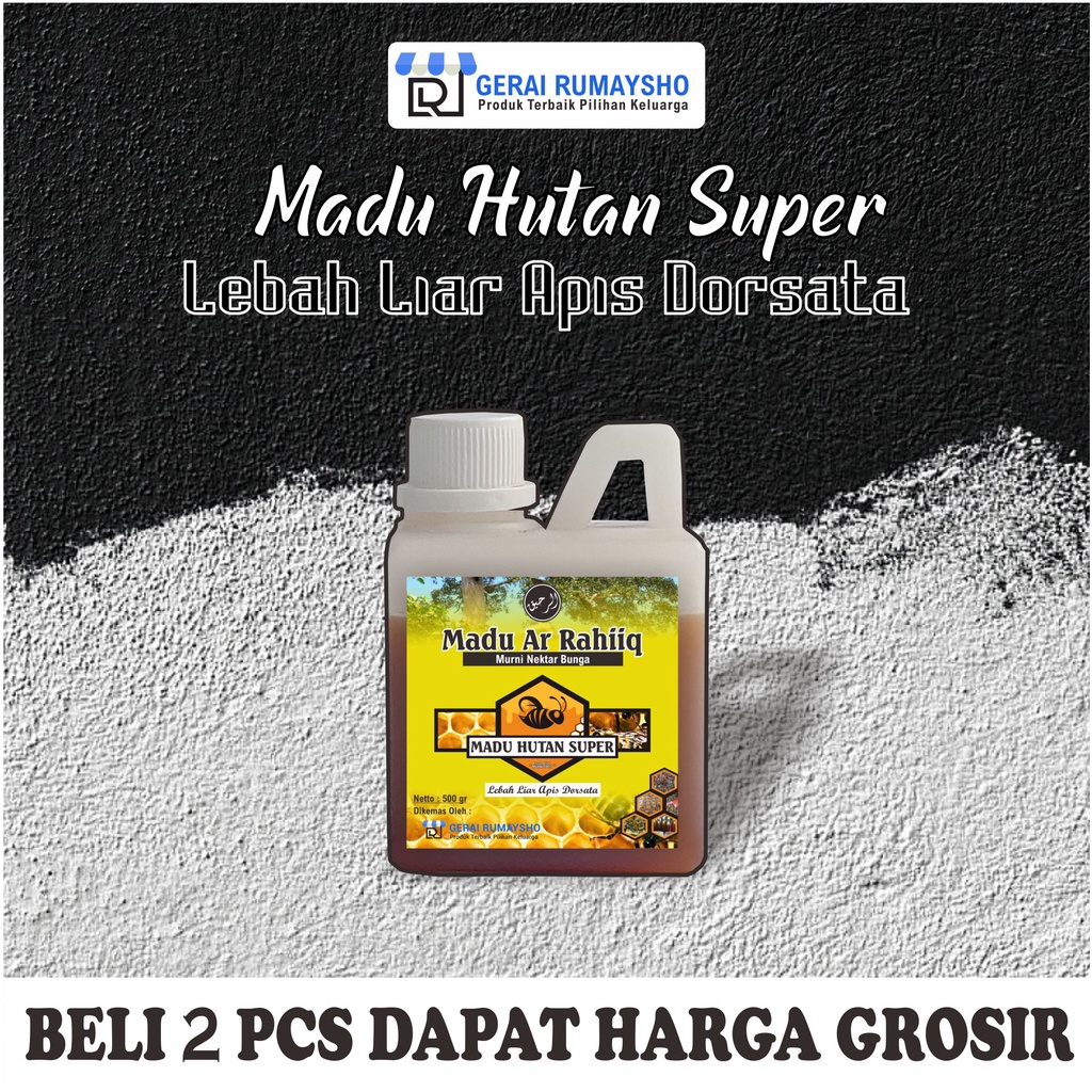 

MADU HUTAN ASLI 100% TANPA CAMPURAN APAPUN MADU HUTAN LIAR ORIGINAL 100% ALAMI 500 gr