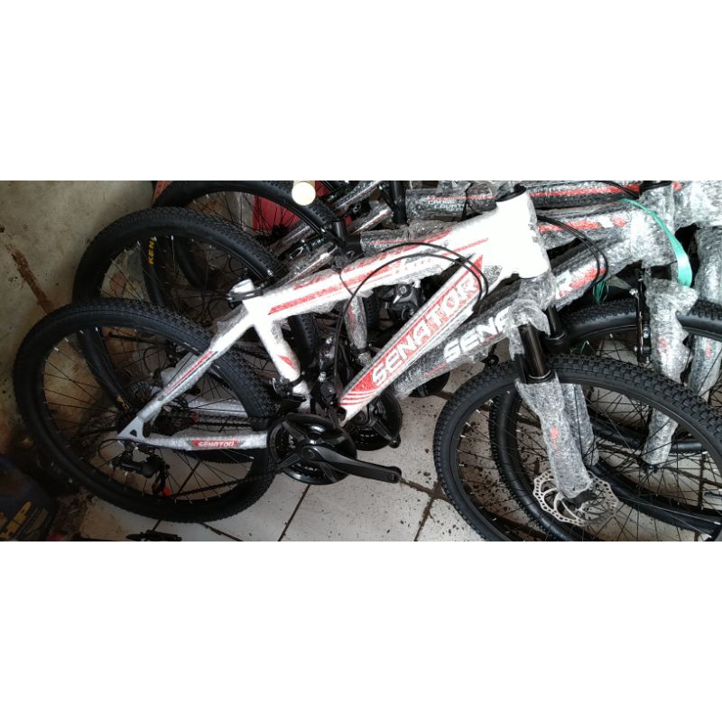 Sepeda Gunung MTB Senator Elite Disc Brake 24inch