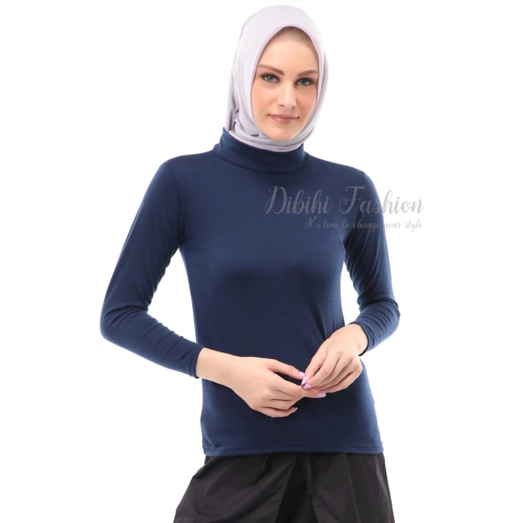 Manset Wanita | Manset Turtle Neck | Inner Kaos Wanita Lengan Panjang