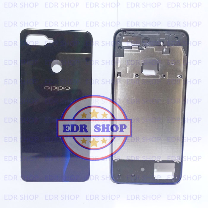 Kesing Oppo F9 CPH1823 Casing Belakang Tulang Backdoor Tutup Mesin Tutup Baterai Original