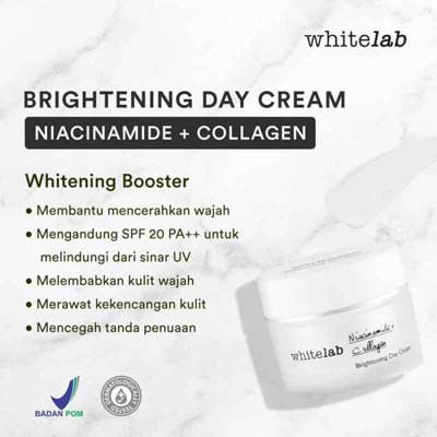 [FREE GIFT] Whitelab Brightening Day and Nght Cream 20Gr_