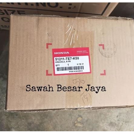 Knuckle Knukle Knakel Roda Depan Honda Mobilio ABS Original