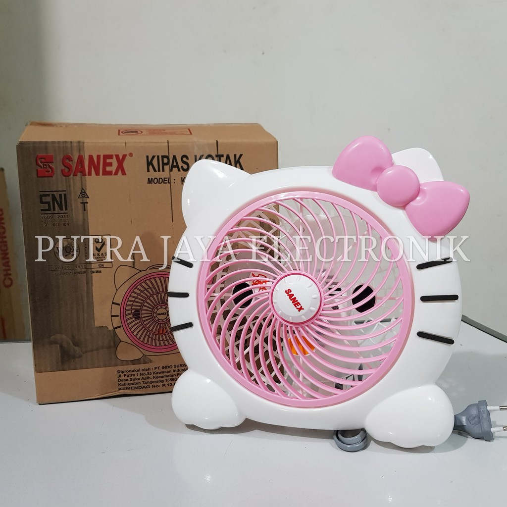 Kipas Angin Karakter Sanex 8” Hello Kitty