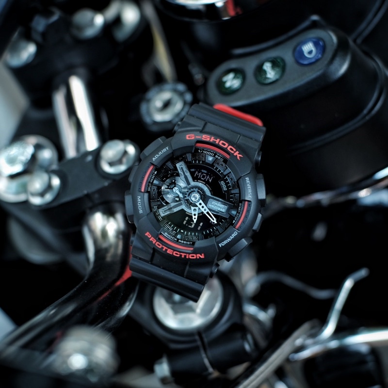 Jam Tangan G-Shock GA-110HR-1ADR "Black Red" PROMO
