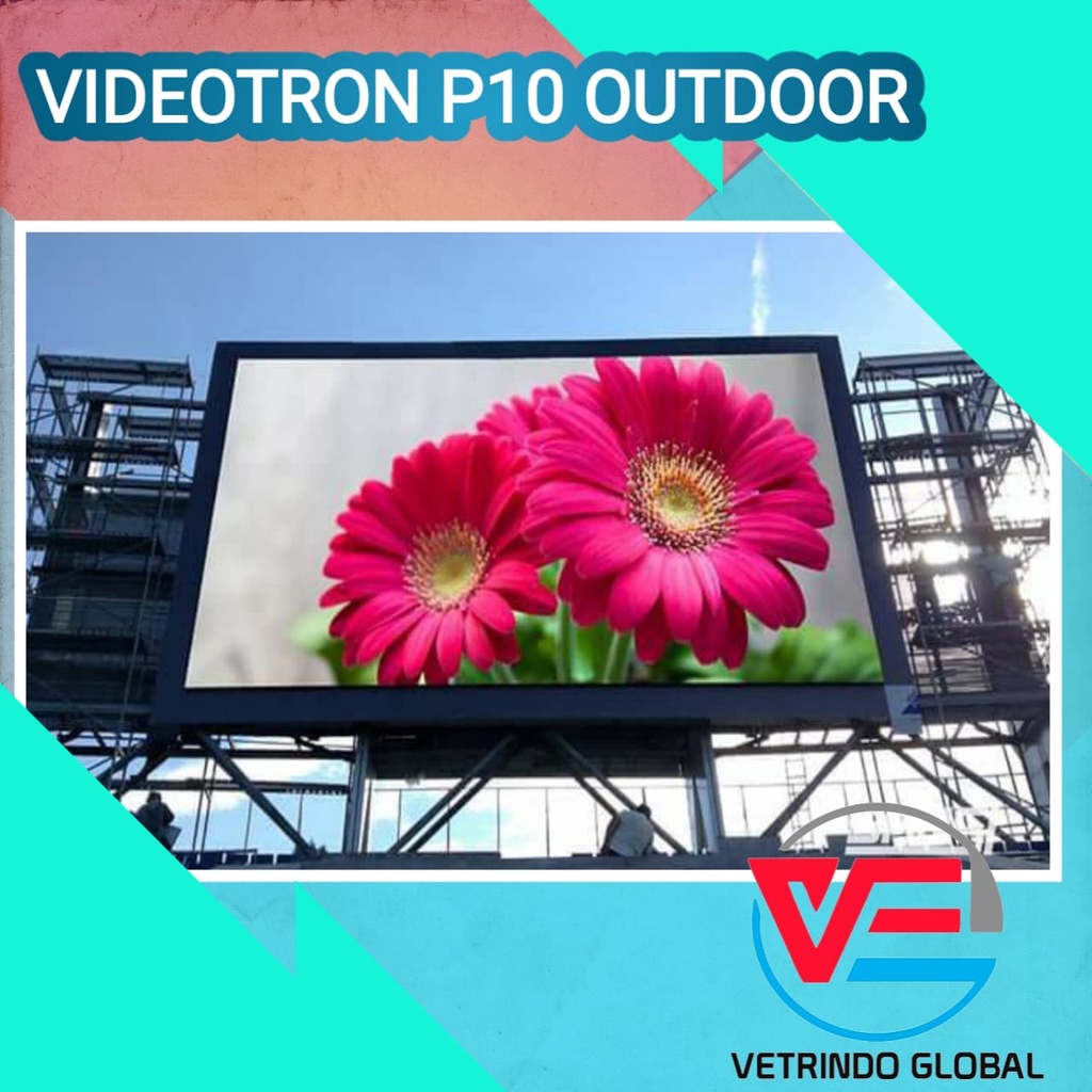 Videotron p10 outdoor led screen iklan led iklan tv