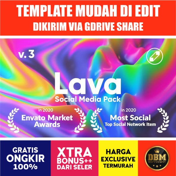 Motion Bro - Lava 2.0 - Social Media Pack - After Effect (Extension)