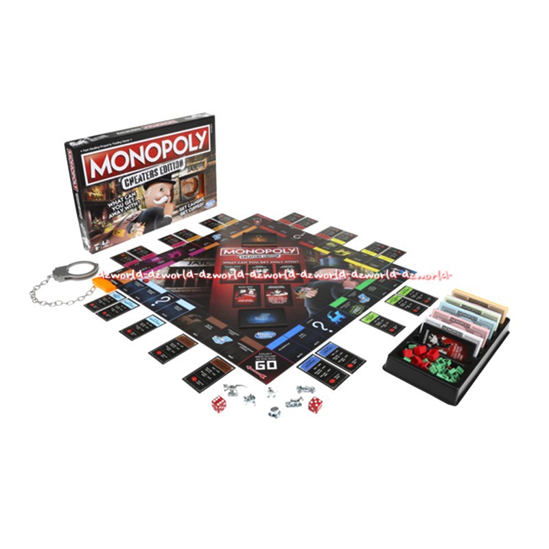 Monopoly Cheates Edition What Can You Get Away With Permainan Monopoli Import