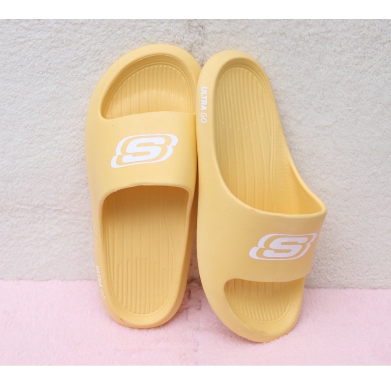 Sendal Slide Wanita Sandal Selop Skechers Wanita Sandal Wanita Terbaru Sandal Slip on Sketcher Model Korea Sketcher Selop Murah