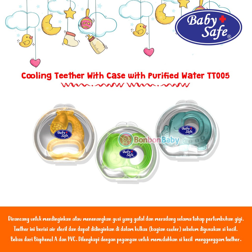 Babysafe Cooling Teether With Case Purified Water TT005