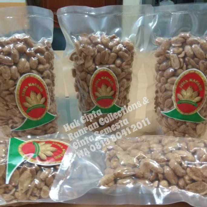 

Kacang Tanah Premium Cap Lima Kacang Gurih Asin Manis 250 Gr Titanium.Store1