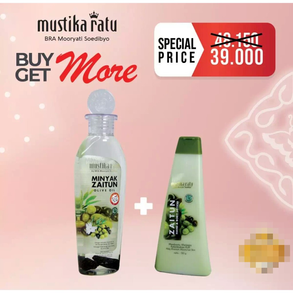 Mustika Ratu Minyak Zaitun Zaitun Hand Body Lotion Shopee Indonesia