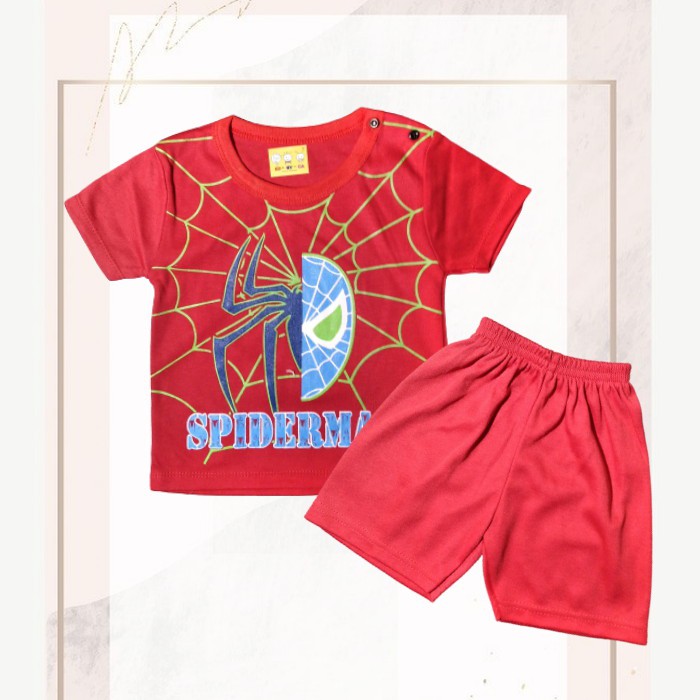 setelan anak Laki Laki | baju bayi tangan pendek
