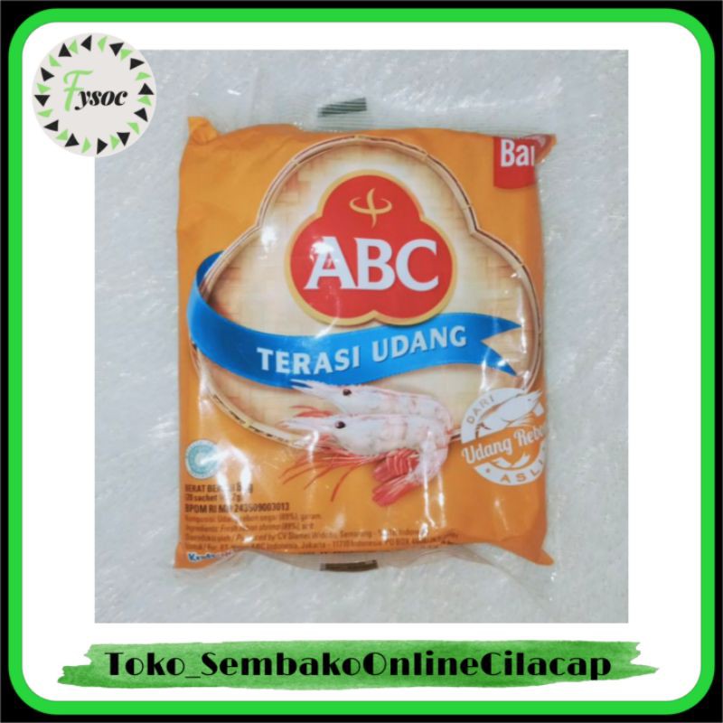 TERASI UDANG TRASI ABC RP 500 ( ISI 10 PCS )