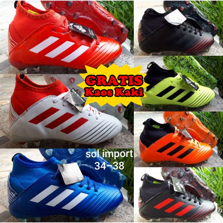 SEPATU BOLA ANAK Komponen ORI ADIDAS Predator Boot SOL IMPORT