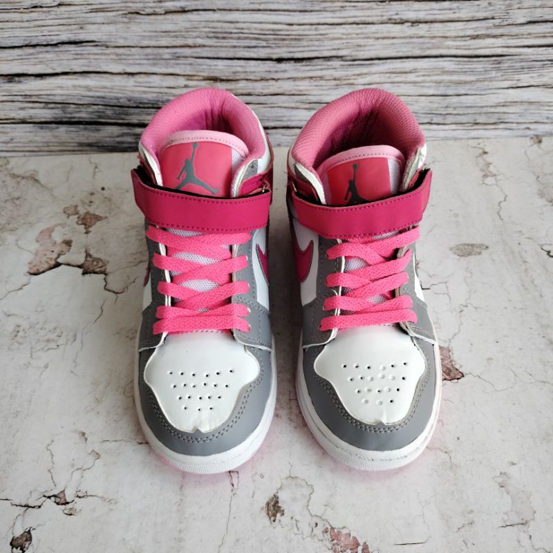 SEPATU ANAK JORDAN PINK PREMIUM QUALITY SEPATU ANAK CEWEK