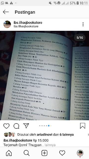 Terjemah qomi' thugyan
