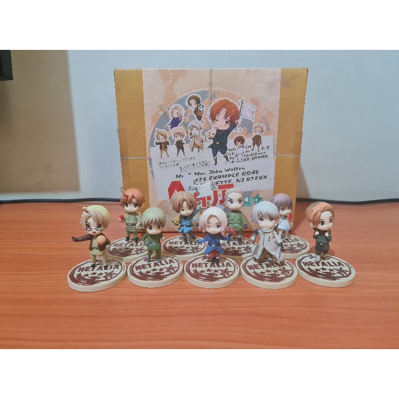 set figure hetalia axis powers (9 figure)
