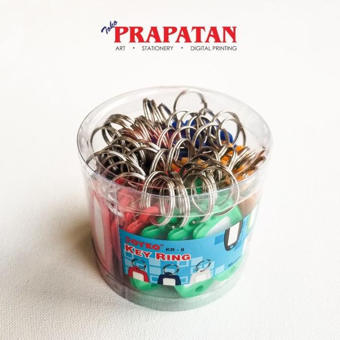 

JOYKO KEY RING KR-8 50PCS / GANTUNGAN KUNCI PLASTIK LABEL