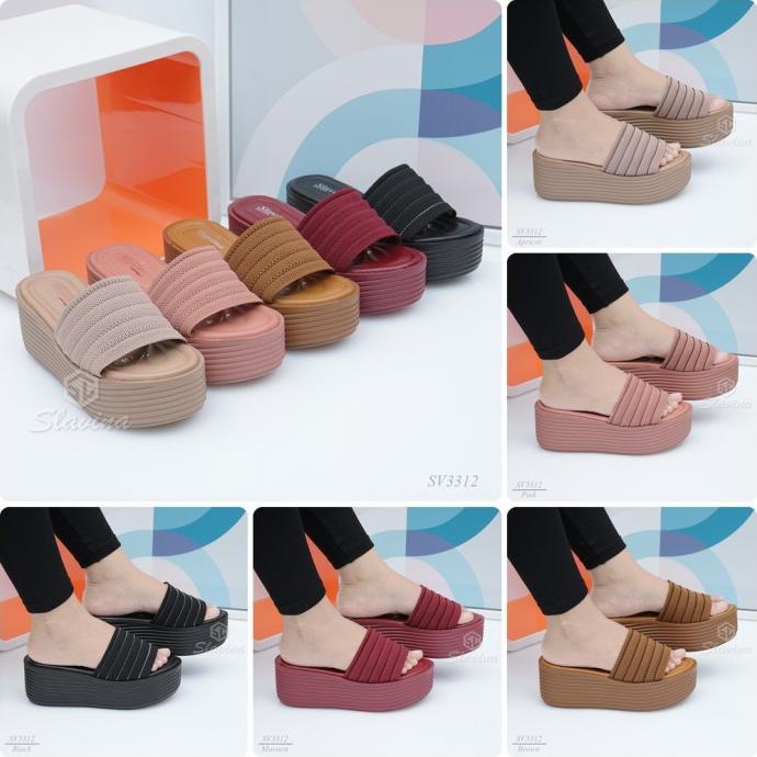 Slavina Sandal Wedges Wedges Series #SV3312 TERHEBOH