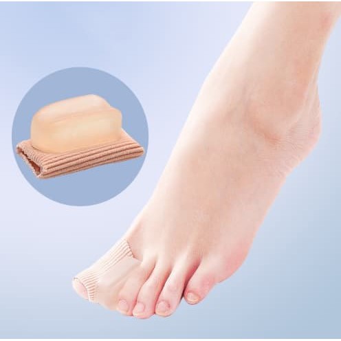 Insoles Kain Silikon Jari Pemisah Jempol Kaki Silicone Terapi 004