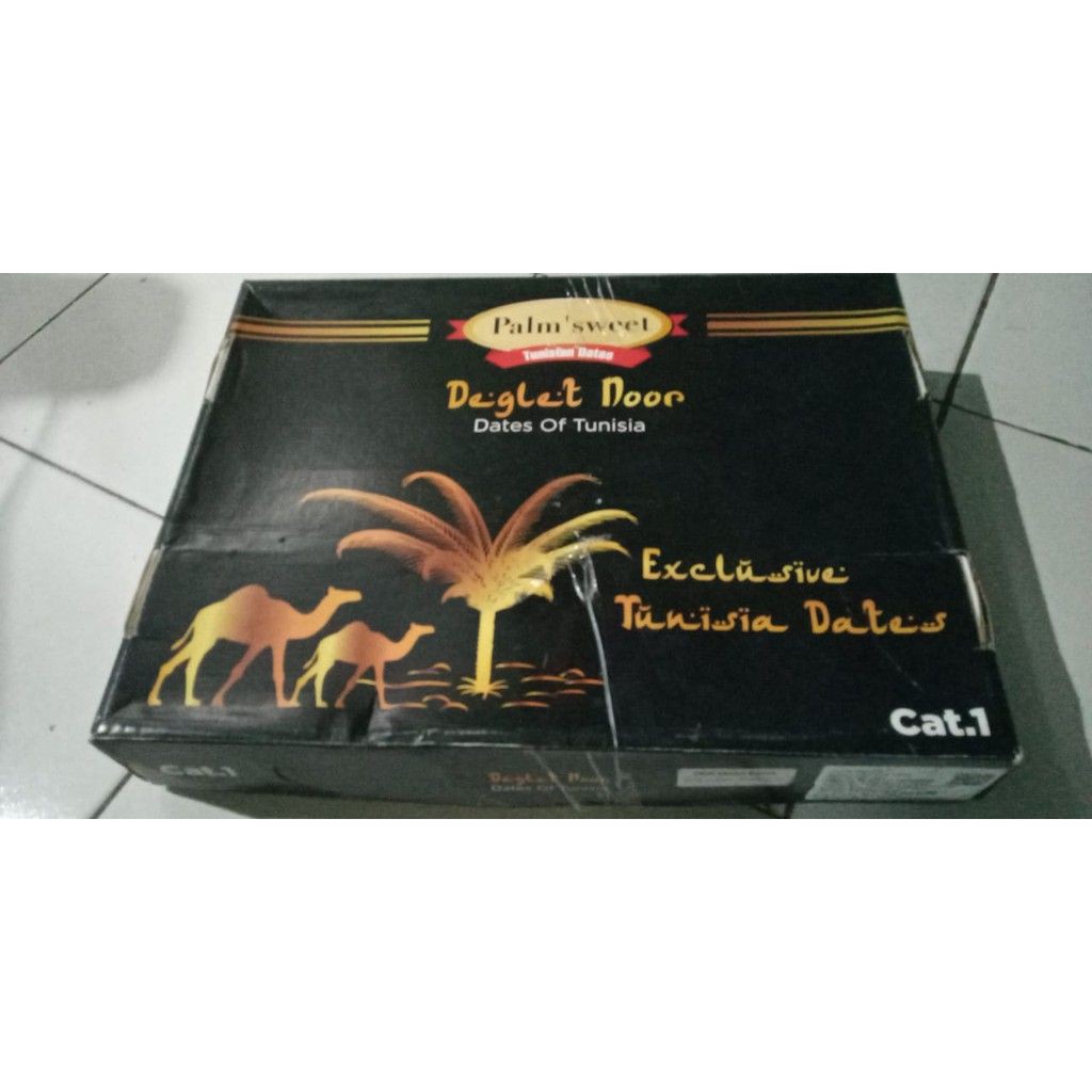 

COD - PALMSWEET5 Kurma Palm Sweet Deglet Noor Tunisia Kemasan 5 Kg