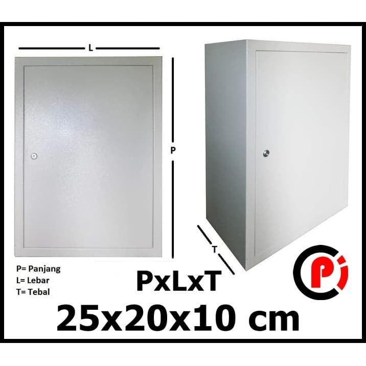 Box Kotak Panel Listrik Indoor Ukuran 25x20x10 CM bahan tebal