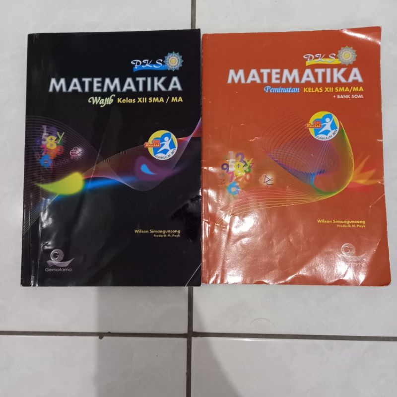 preloved buku bekas pks mtk matematika wajib peminatan minat kelas 12 xii