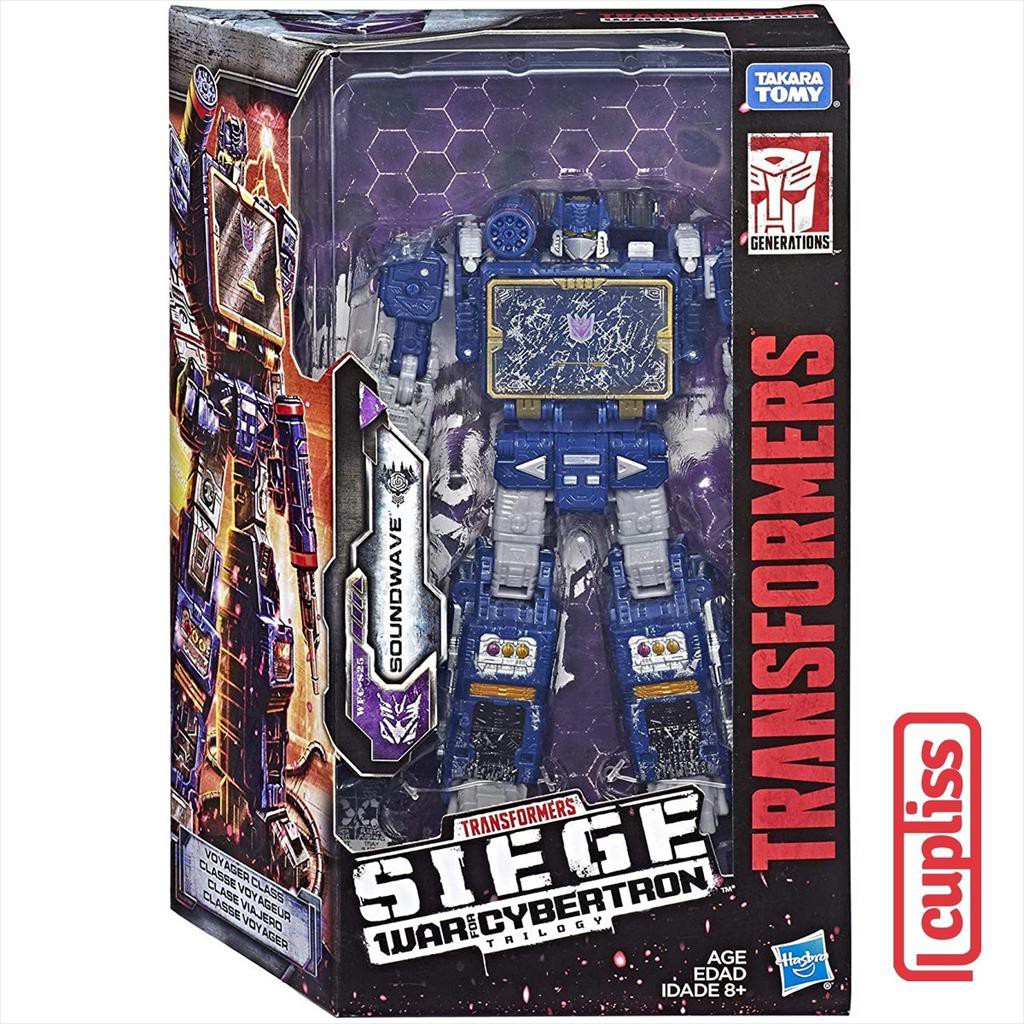 Hasbro Transformers E3545  Soundwave Siege War Cybertron Voyager