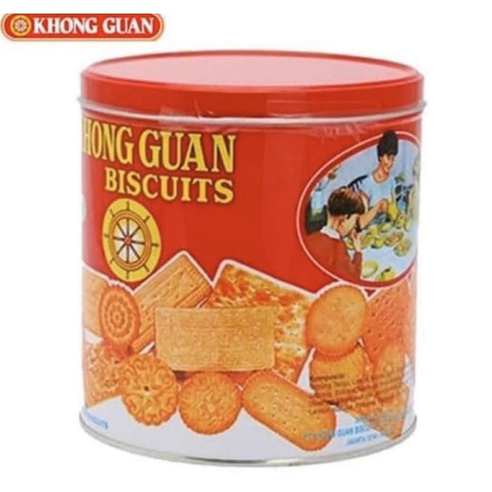 

KHONG GUAN BISCUIT KALENG BULAT 650GRAM