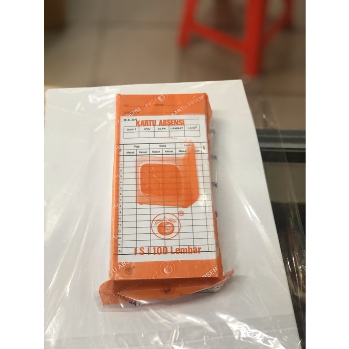 

Kartu absensi / kartu amano