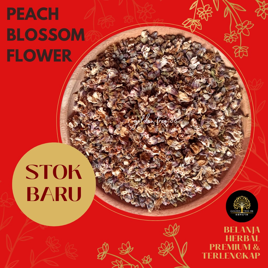 

Premium Peach Flower Tea Bunga Persik Kering Fresh Original