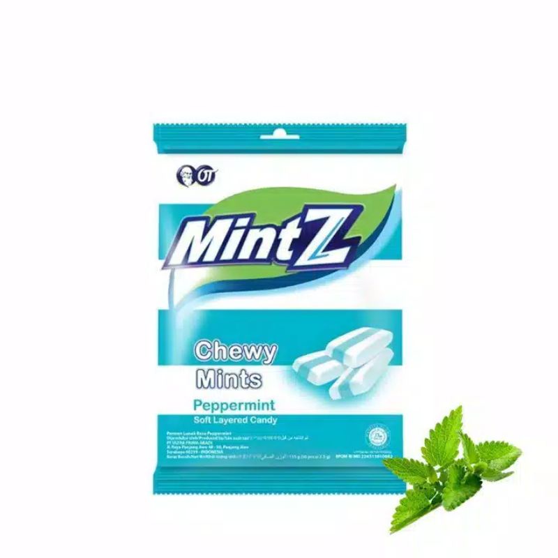 

Permen MINTZ Chewy Mint Lunak (isi 50 pcs)