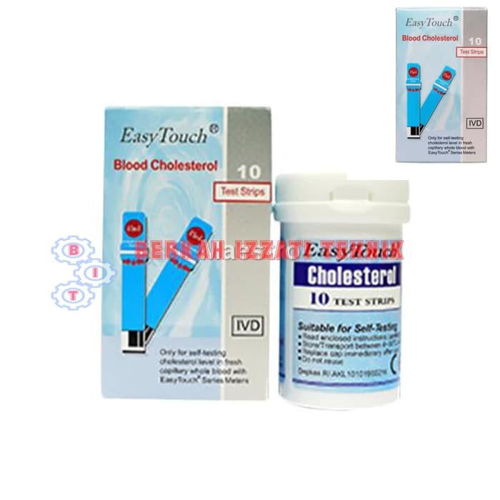 

NEW. Strip Refill Easy Touch Cholesterol / Kolesterol isi 10