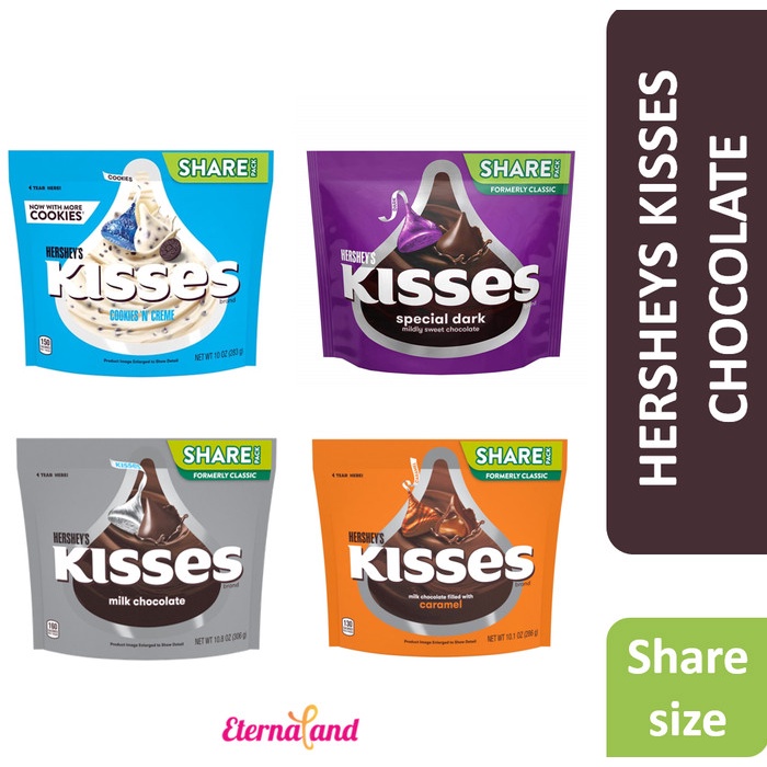 

HERSHEY KISSES CHOCOLATE - COKELAT HERSHEY IMPOR ANEKA VARIAN