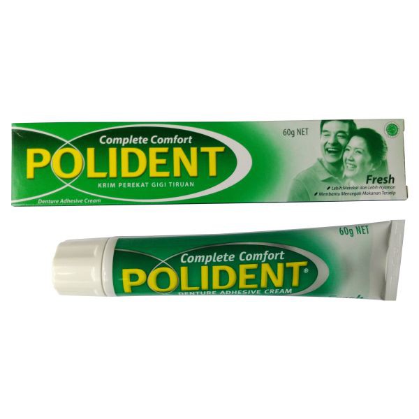 Polident Krim Perekat Gigi Tiruan Tube isi 60gr