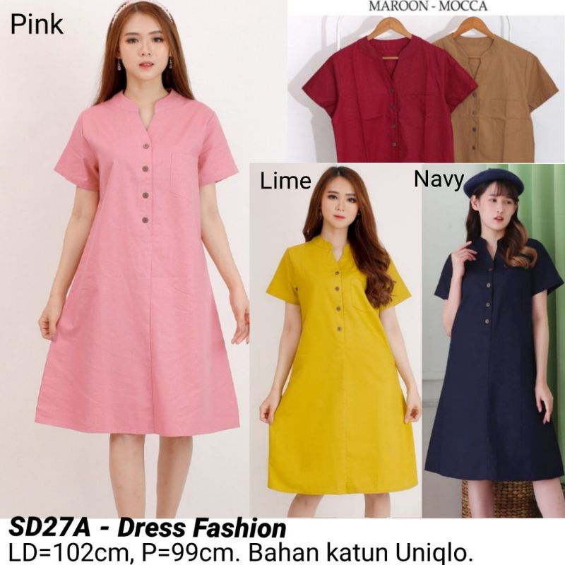 DRESS FREYA TERUSAN KERJA KANTOR WANITA BAJU FASHION CEWEK MURAH