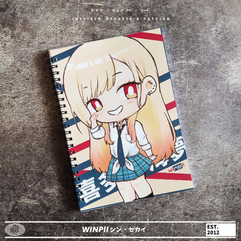 

Notebook Kitagawa Marin Anime My Dress Up Darling