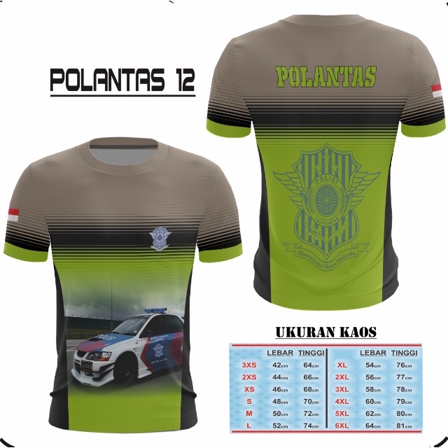 KAOS JERSEY POLISI POLANTAS 12