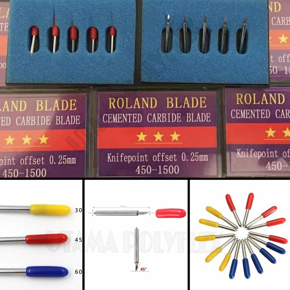 

6PH Roland Blade Jinka Teneth / Mata Pisau Mesin Cutting Sticker Vinyl Polyflex / Jarum Mesin Cutting✳ (Dijual Murah)Harga Diskon ➝