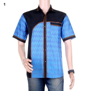 Kemeja Batik Kombinasi Faisal