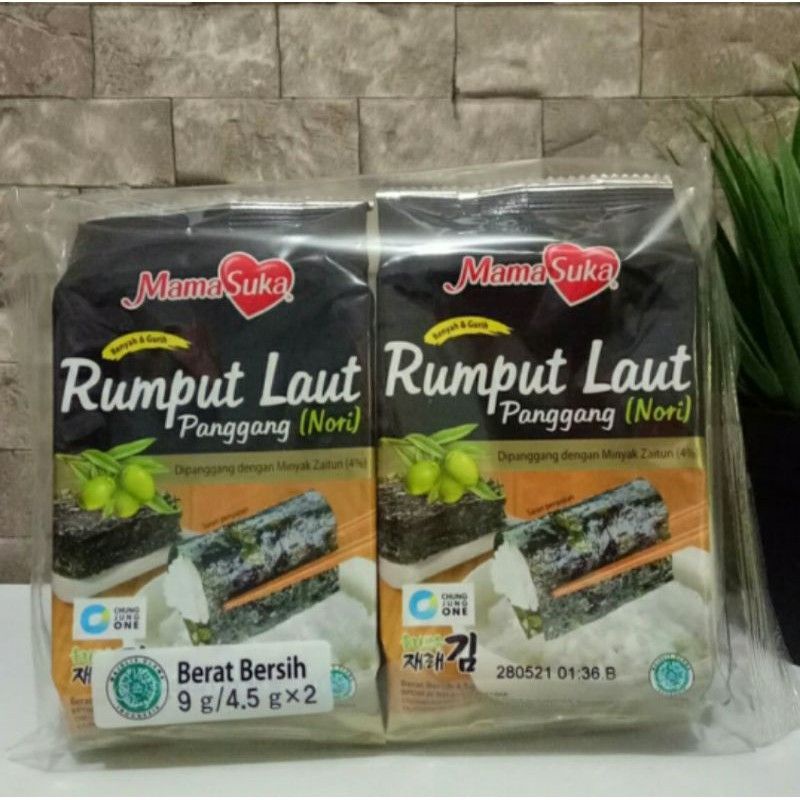 Mamasuka Rumput Laut 1bungkus isi 2 pack