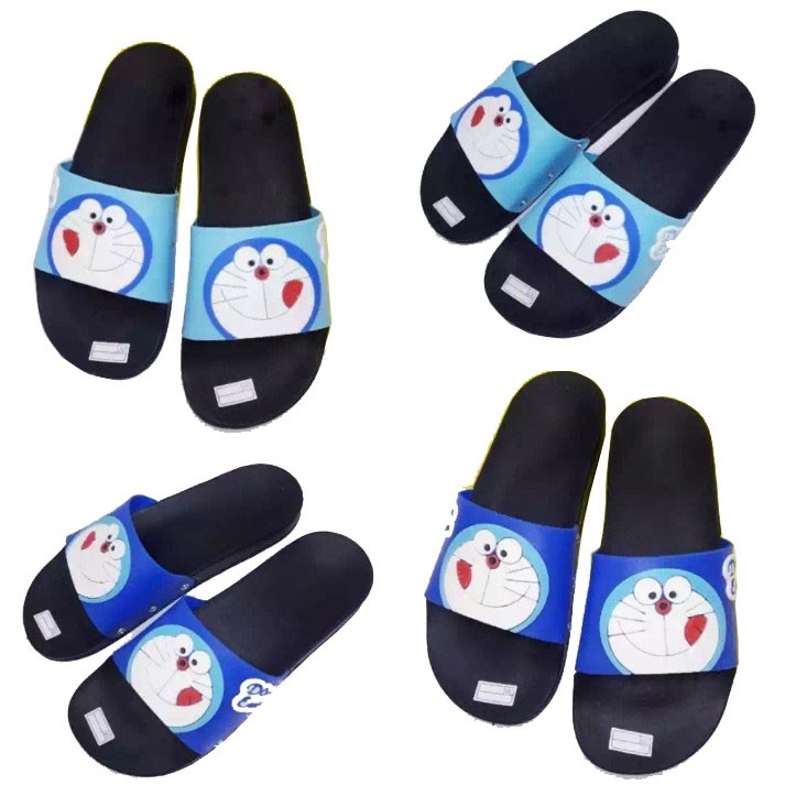 Sandal karet wanita / Sandal slop Karakter Doraemon