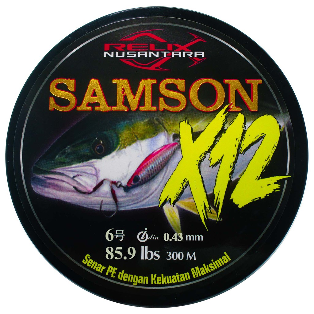 Senar PE Samson X12 PE Samson X16 300 Meter PE Relix Nusantara-X12 - PE #6