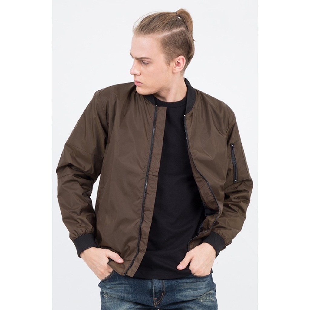 Erigo Jaket Bomber Jacket MA ERG 05 OLIVE Unisex 