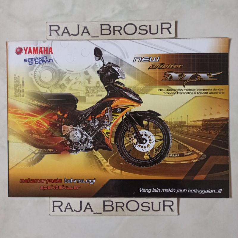 Poster brosur katalog leaflet Yamaha Jupiter MX 135 LC/Jupiter MX 135LC 2010-2011