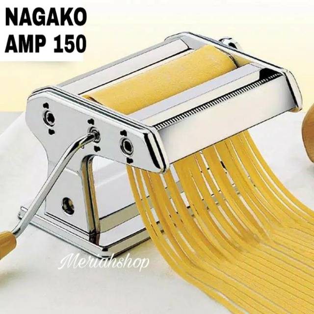 GILINGAN MIE MOLEN AMPIA PASTA MAKER NAGAKO MARCATO STAINLESS ATLAS